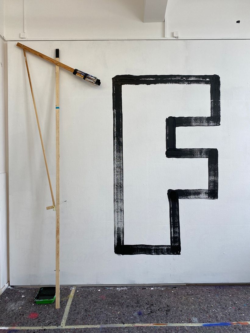 Letter "F" done with an #Ottotool for @36daysoftype 2021 / Berlin