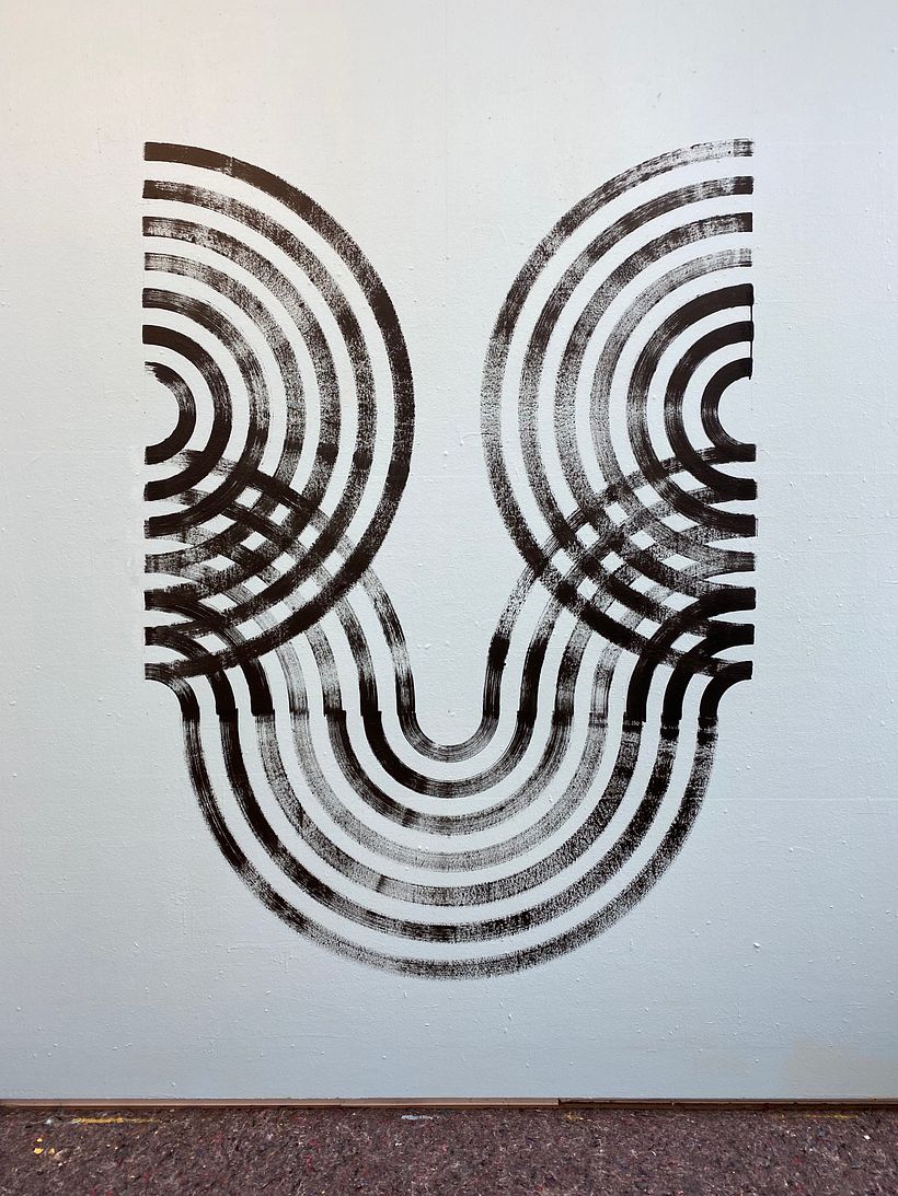 Letter "U" testing one of my #Ottotools 2021 / Berlin