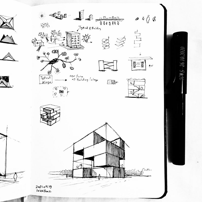 Sketchbook-Conceptual design sketches 3