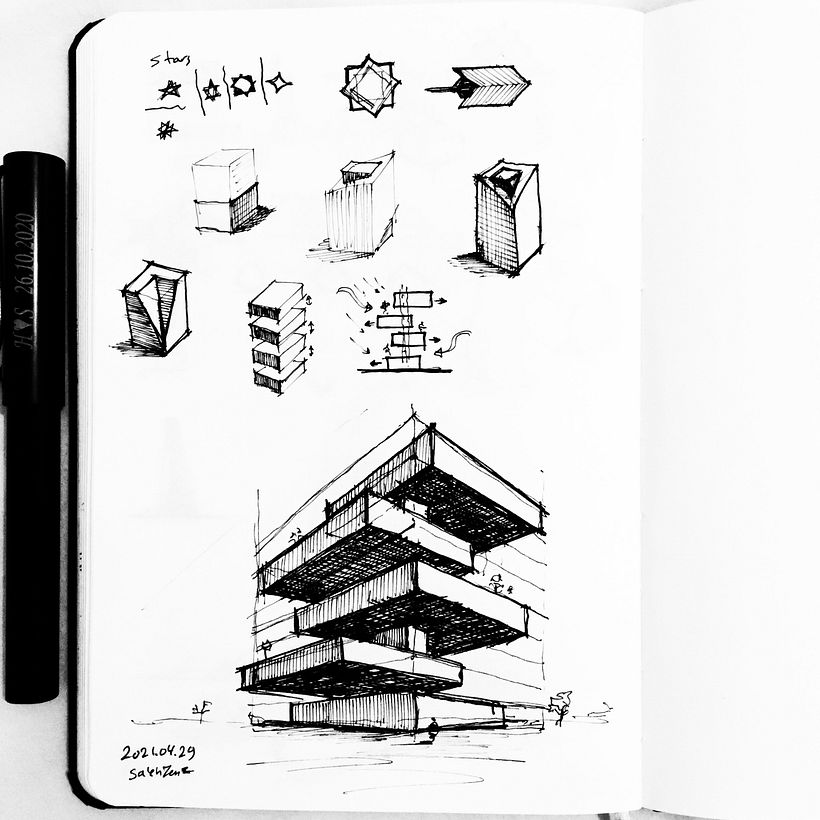 Sketchbook-Conceptual design sketches 4