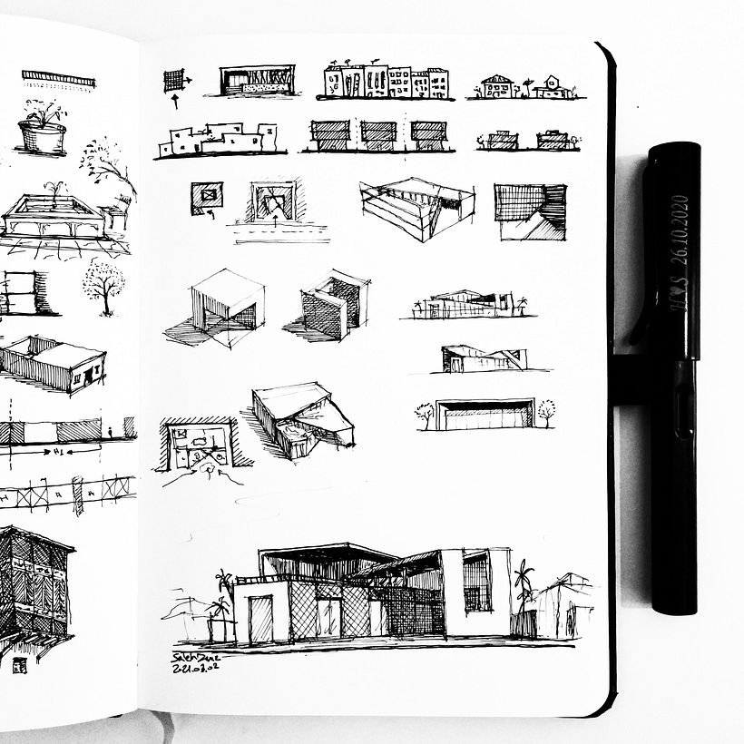 Sketchbook-Conceptual design sketches 9