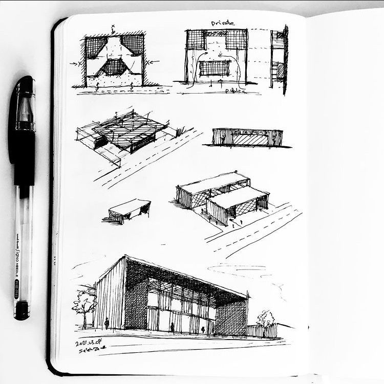Sketchbook-Conceptual design sketches 10