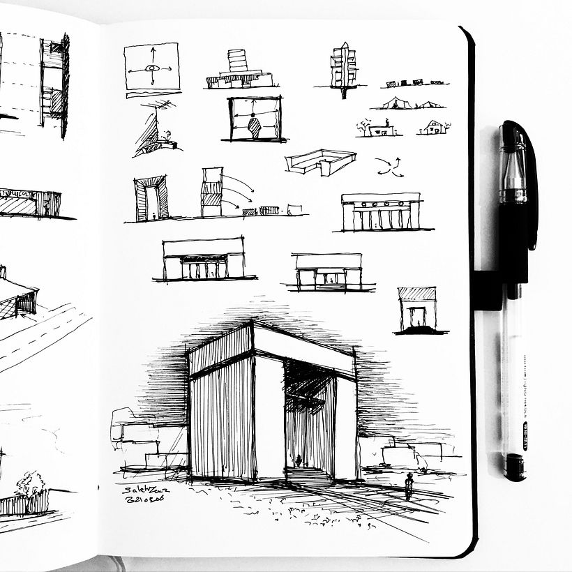 Sketchbook-Conceptual design sketches 11