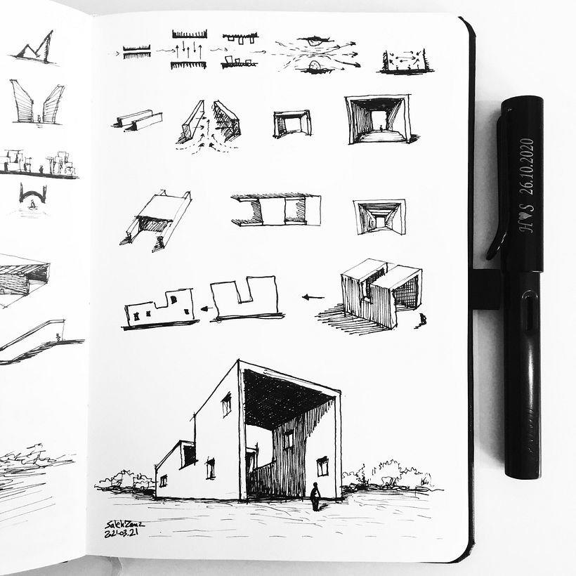 Sketchbook-Conceptual design sketches 14