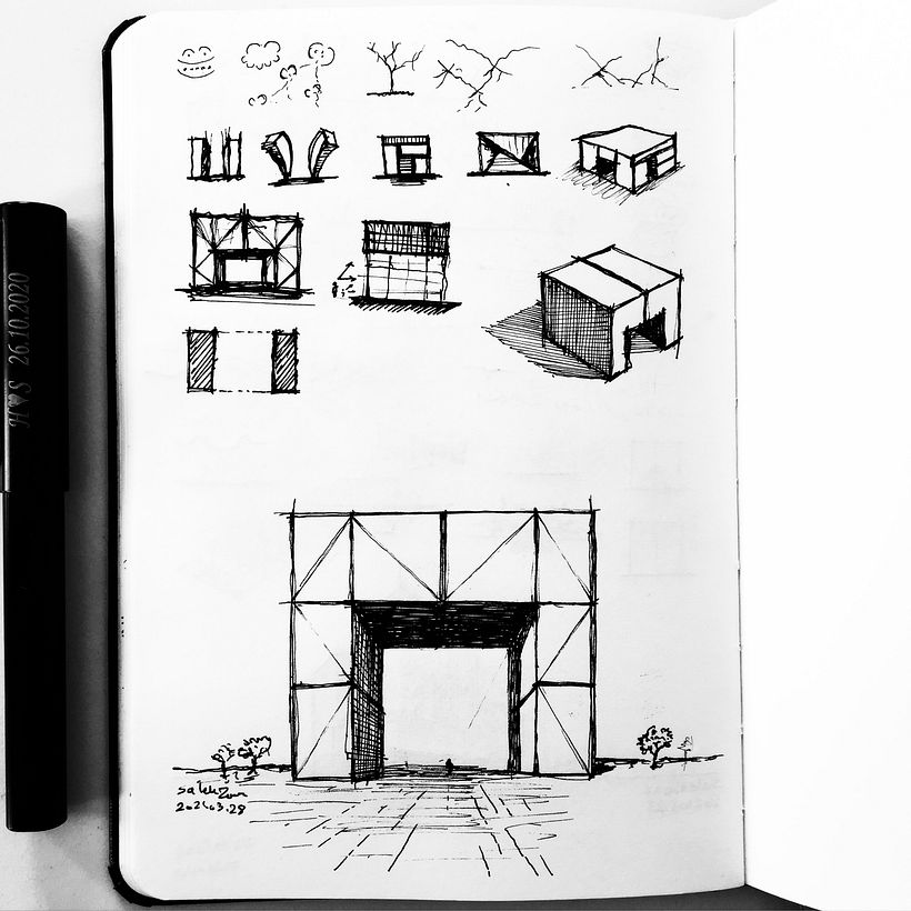 Sketchbook-Conceptual design sketches 15
