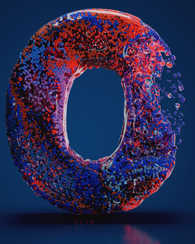 Mi Proyecto del curso: Lettering 3D animado con X-Particles 2