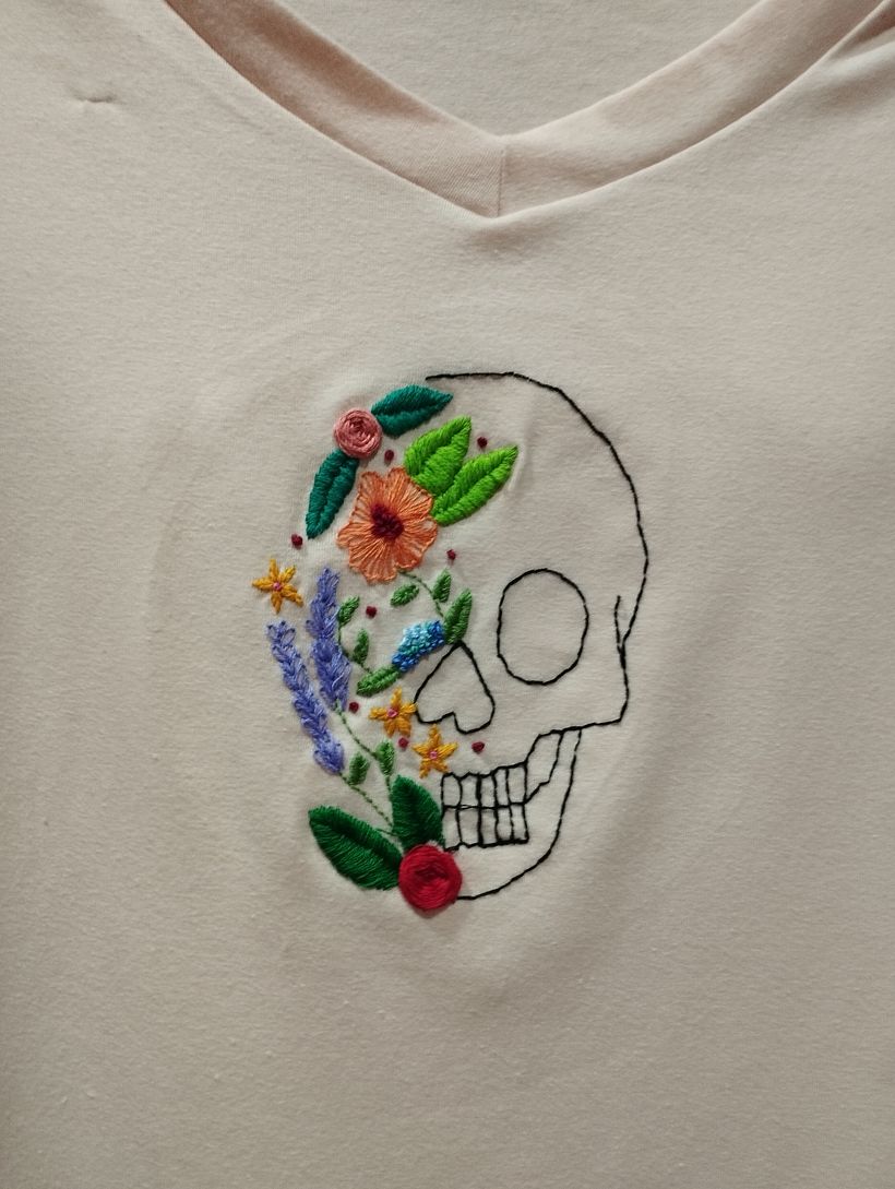 Mi Proyecto del curso: Bordado a mano anatómico y floral para prendas y complementos 2