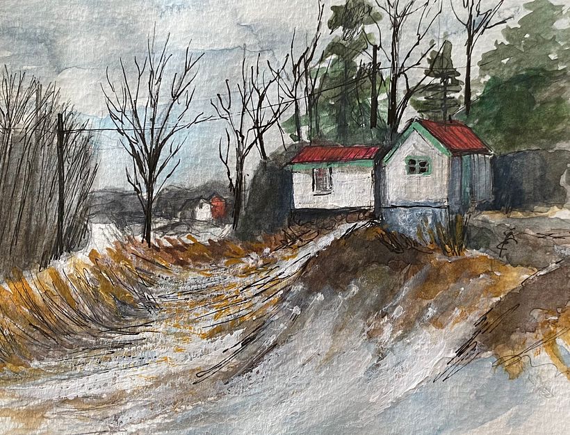 My project for course: Architectural Sketching with Watercolor and Ink 3