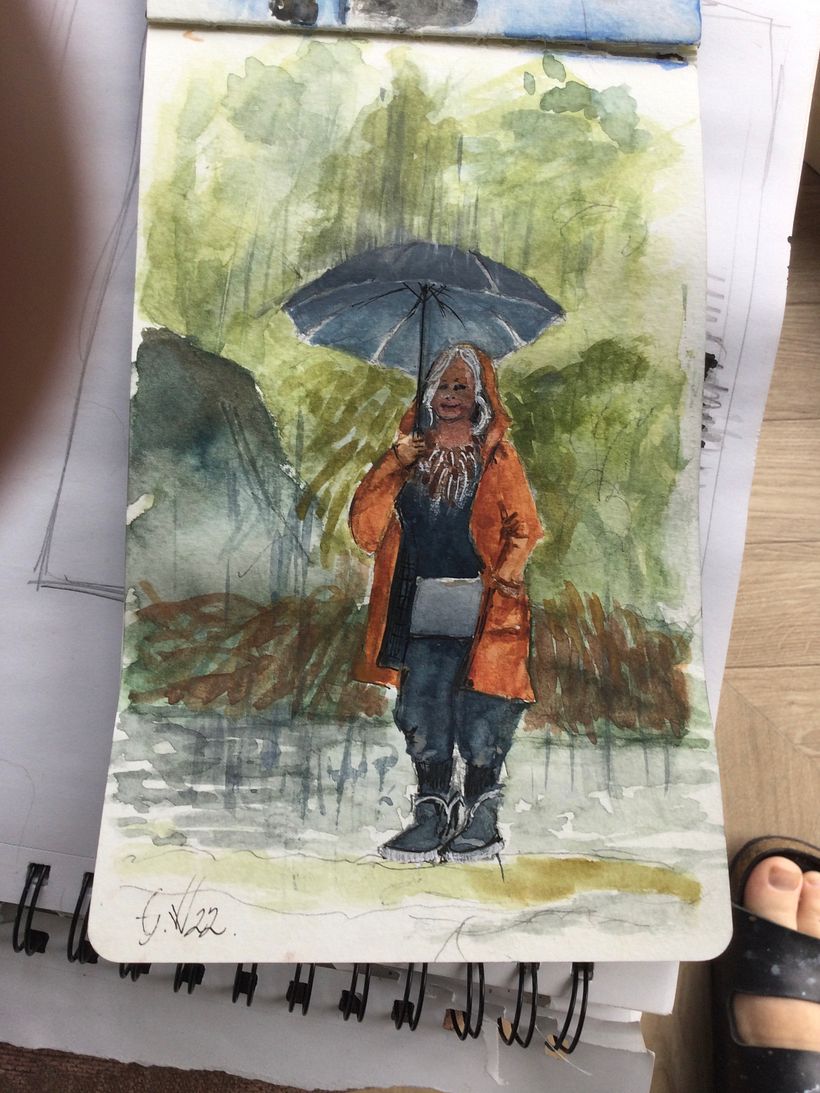 My project for course: Architectural Sketching with Watercolor and Ink 4