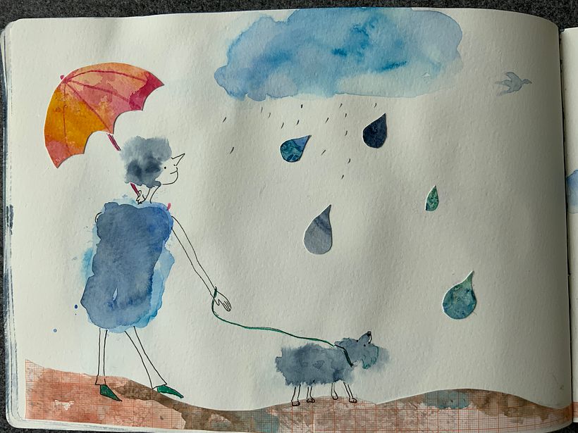 Mein Kursprojekt: Kreatives Sketching mit Aquarell für Anfänger 8