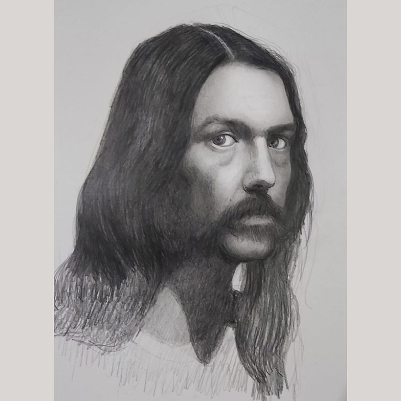 Mi Proyecto del curso: Retrato realista con lápiz de grafito 3