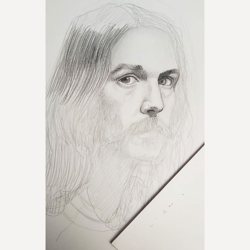 Mi Proyecto del curso: Retrato realista con lápiz de grafito 6