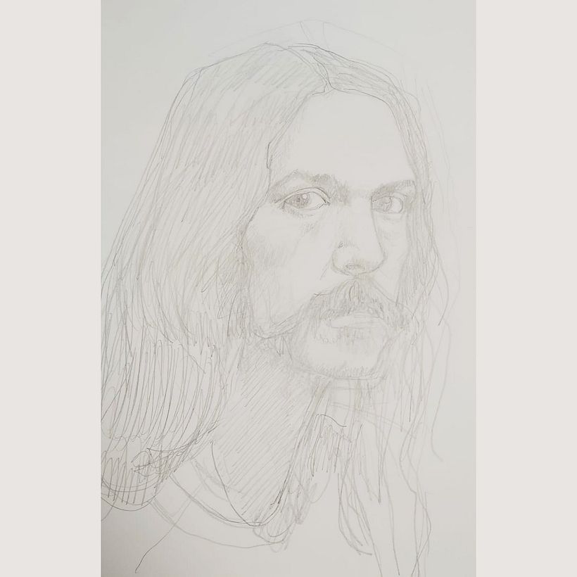 Mi Proyecto del curso: Retrato realista con lápiz de grafito 7