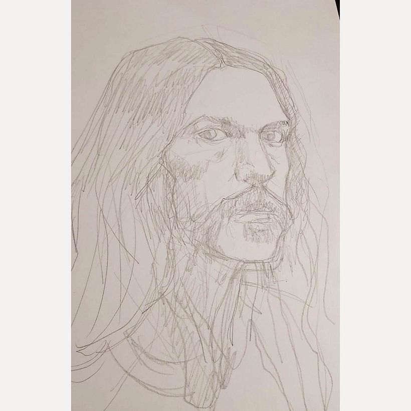 Mi Proyecto del curso: Retrato realista con lápiz de grafito 8