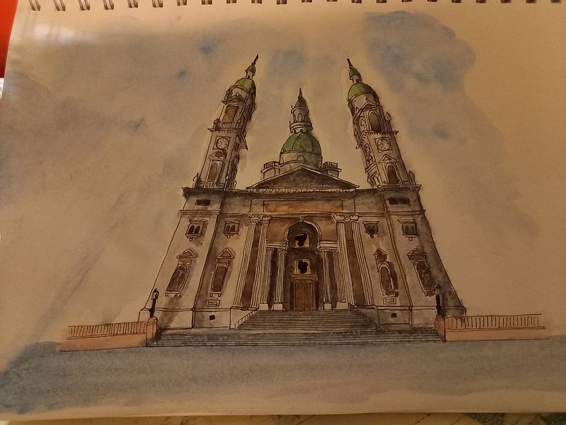 My project for course: Architectural Sketching with Watercolor and Ink 1