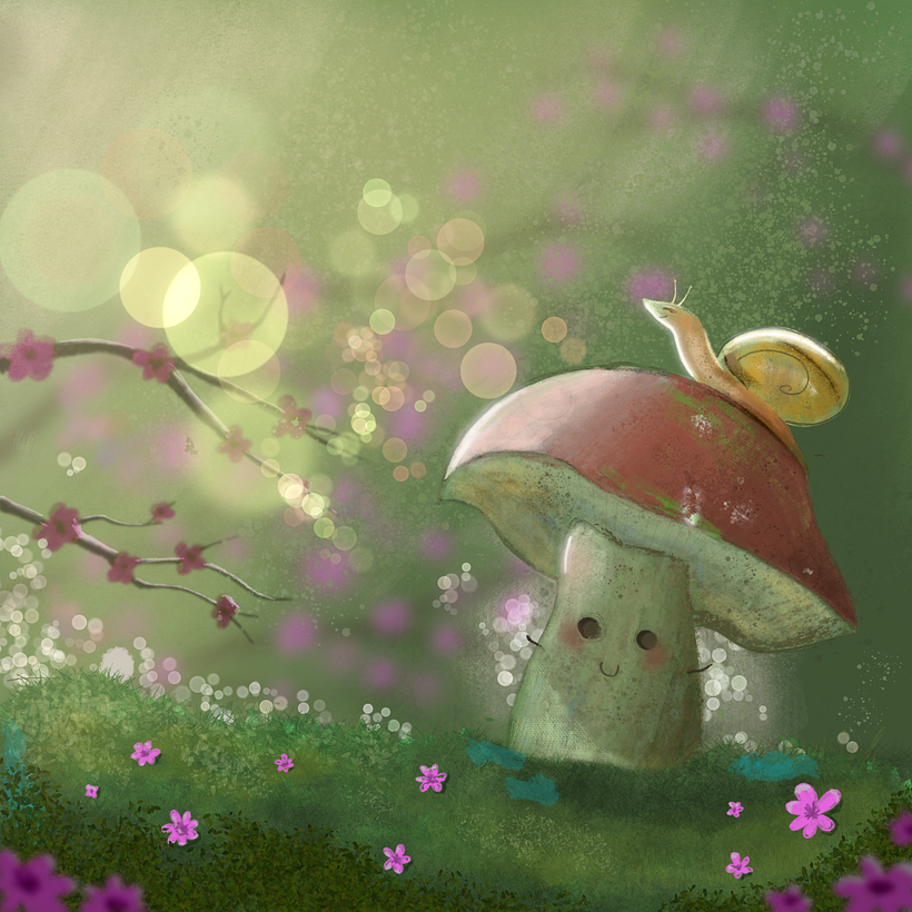 Il mio progetto del corso: Scene ricche di atmosfera in Procreate: dipingi con luce e colore 2