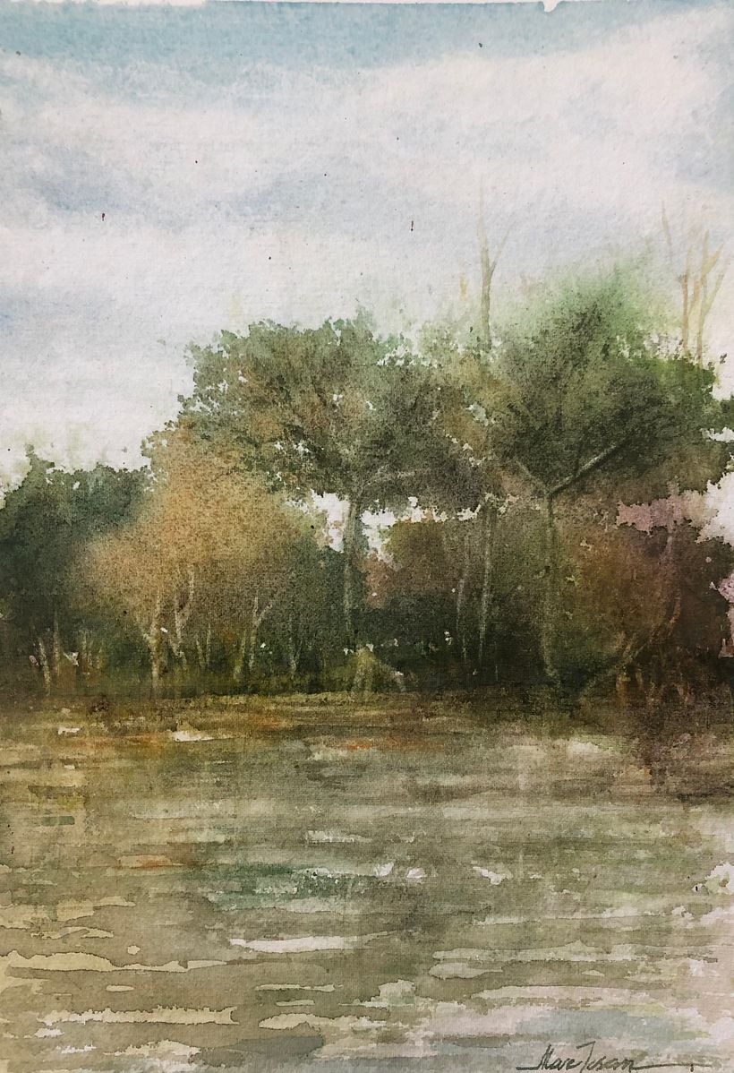 Mi Proyecto del curso:  Paisajes naturales en acuarela 3