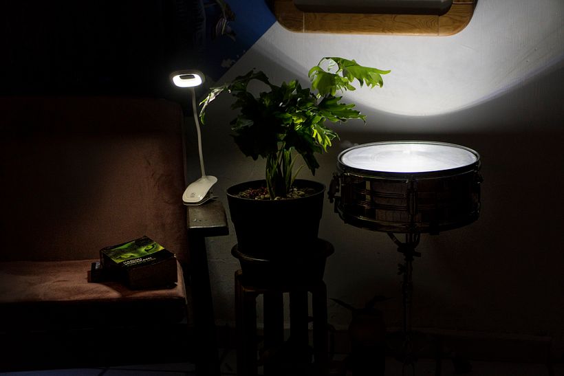 Siempre soñé que esta ambientación funcionara también de una manera nocturna. Siento que me permite relajarme antes de dormir