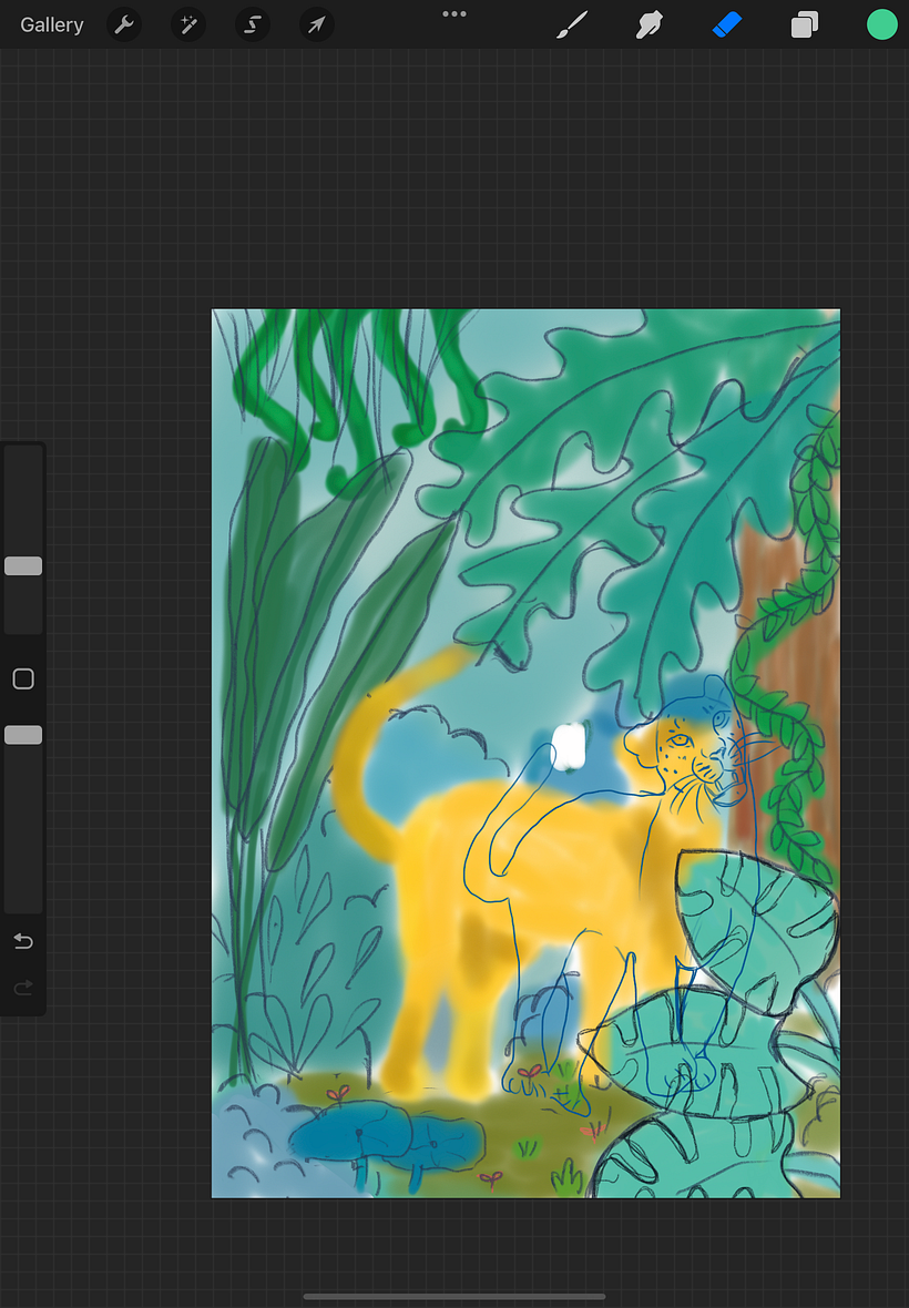 Mi Proyecto del curso: Ilustración digital: escenas coloridas de naturaleza  4