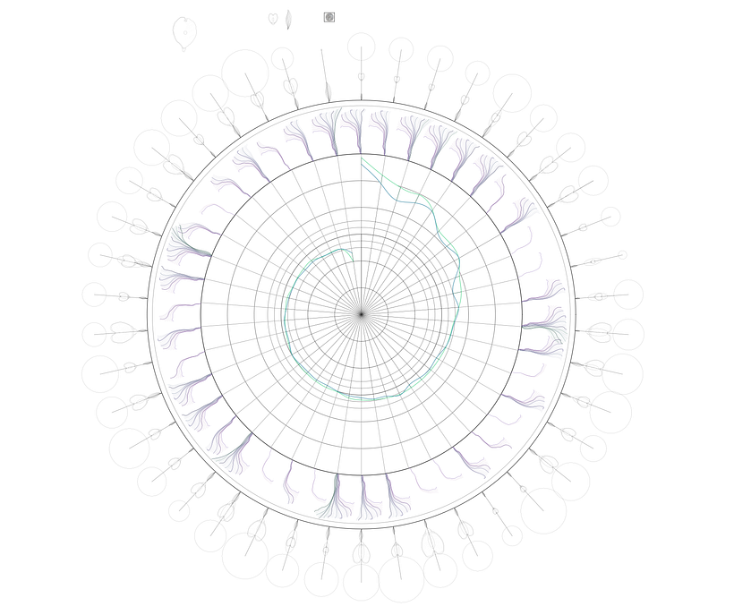 The "before' image is a skeleton created in AutoCAD for accurate measurements. 