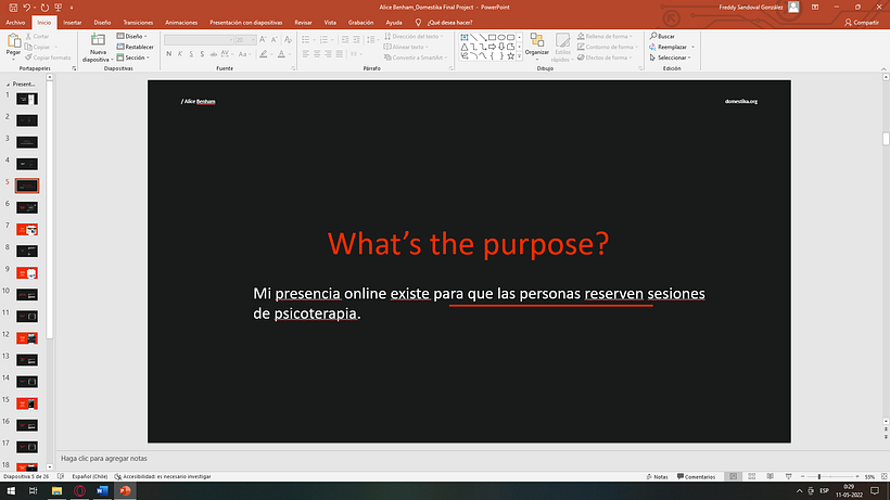 Mi proyecto del curso: Estrategias de marketing digital: construye tu presencia online 3
