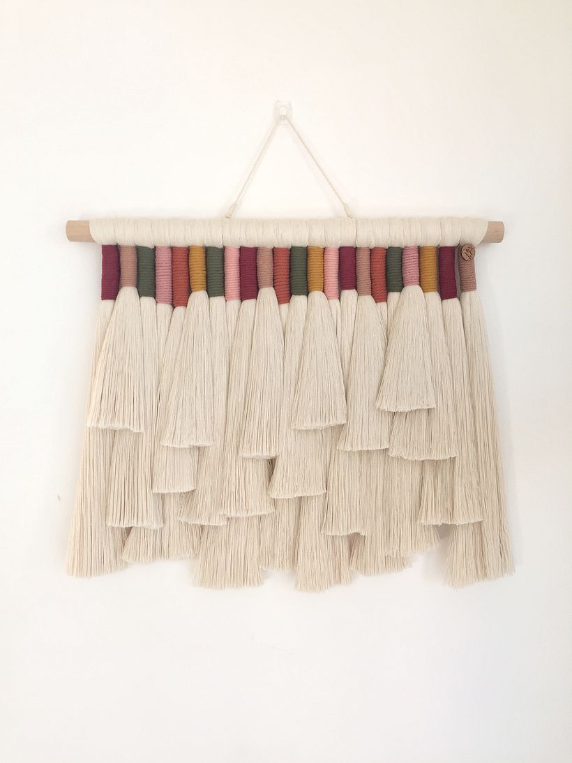 Mi proyecto del curso: Macramé: técnicas de tejido envuelto 2