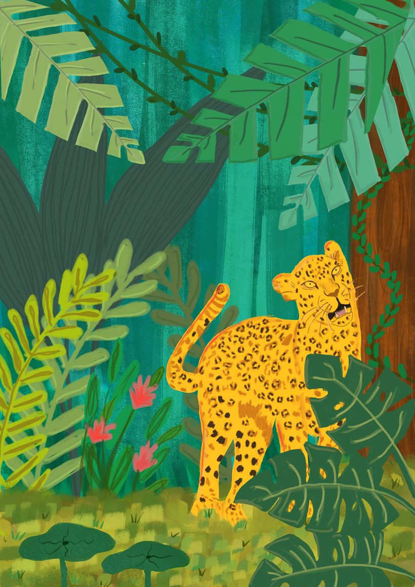 Mi Proyecto del curso: Ilustración digital: escenas coloridas de naturaleza  7