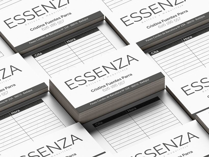 Creación digital de Mock Up para Peluquería de Chicas.