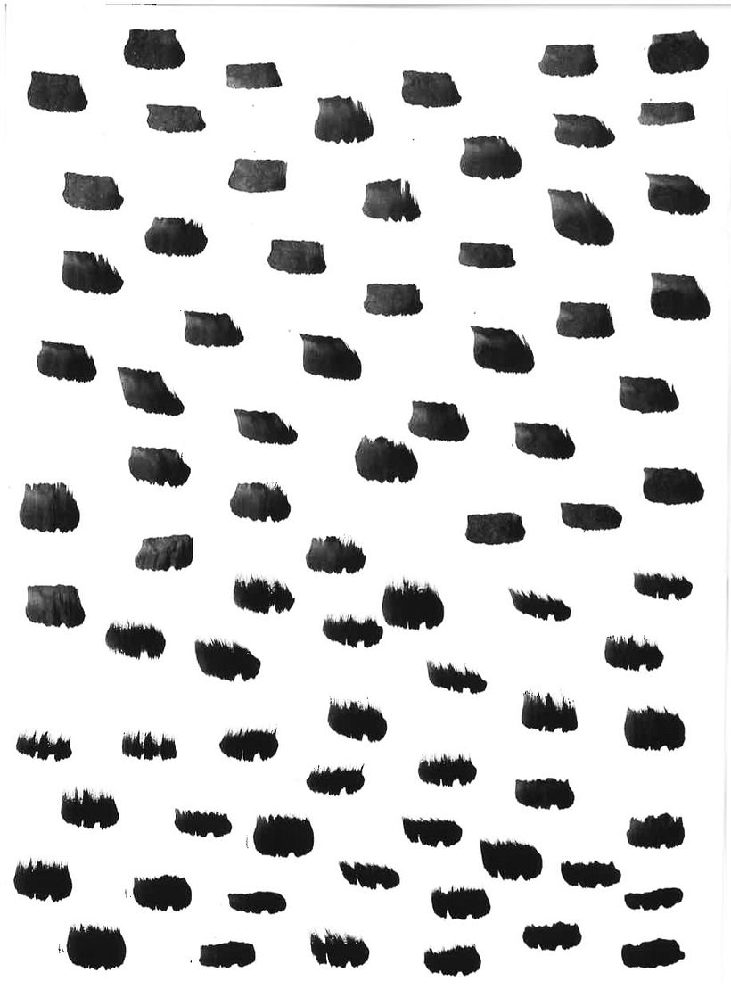 Textura feita com pincel chato
