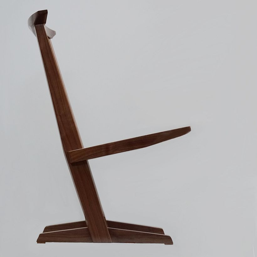 The original Conoid chair design is over fifty years old but its profile is still fresh and edgy.