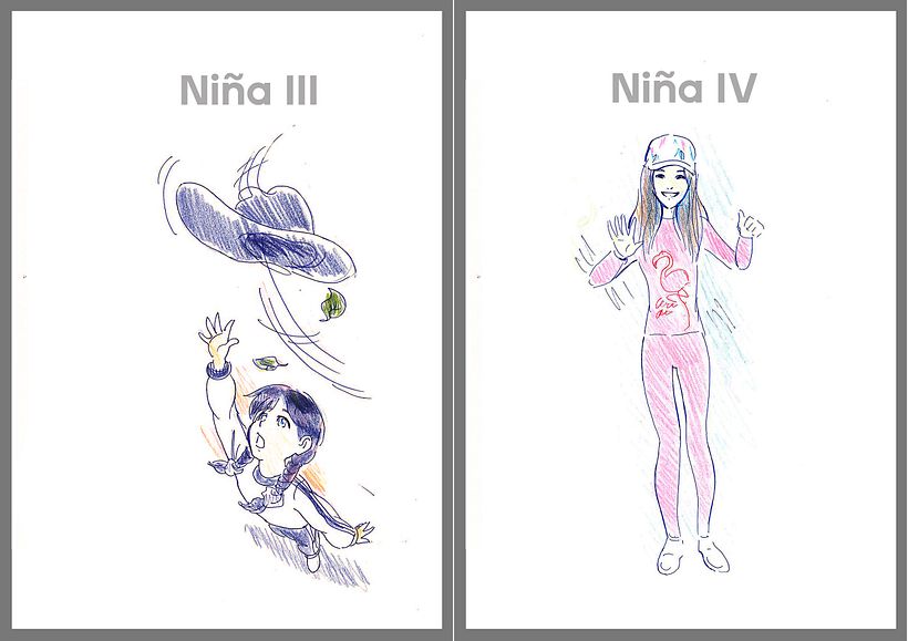 NIña en edades diferentes_