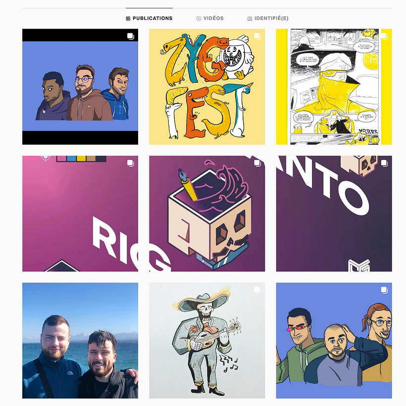 Refont du profil Instagram  1