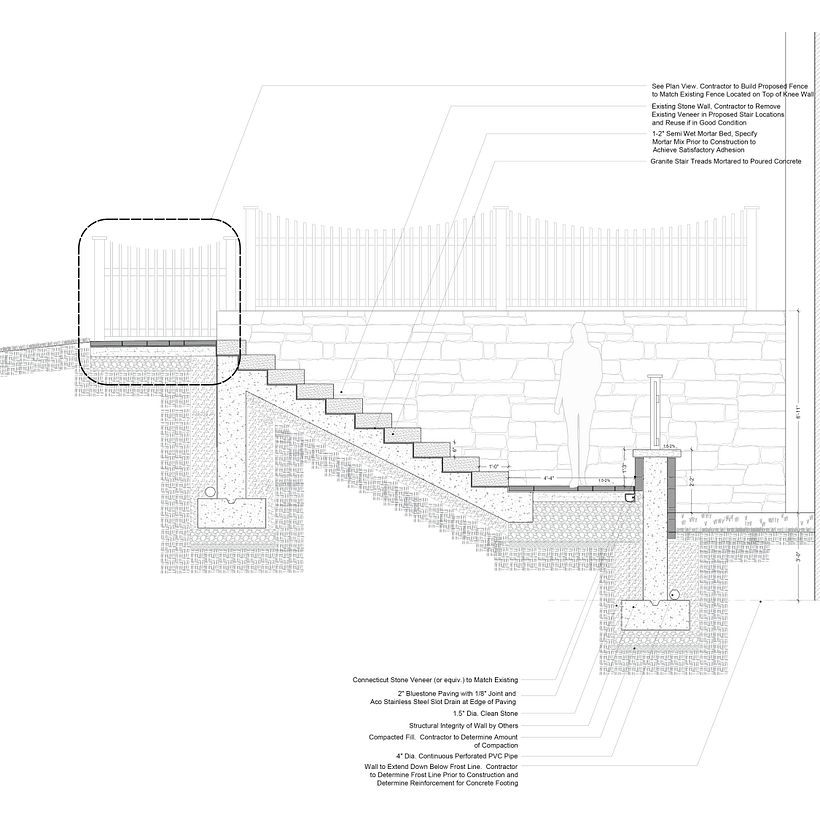 Construction Detail Through Staircase 1