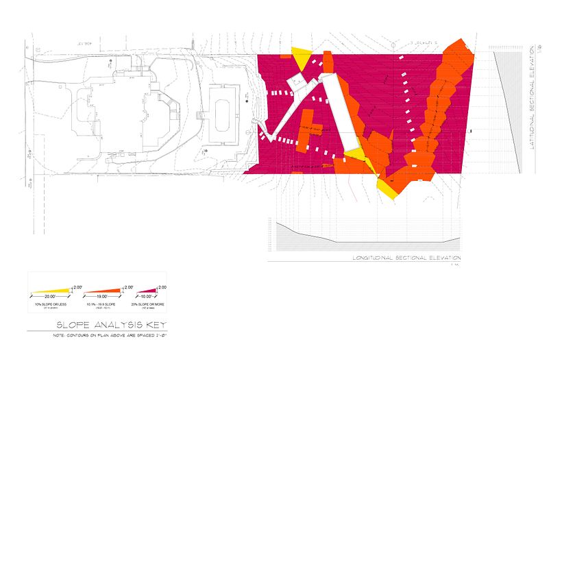 Overall Site Plan with Slope Analysis 1