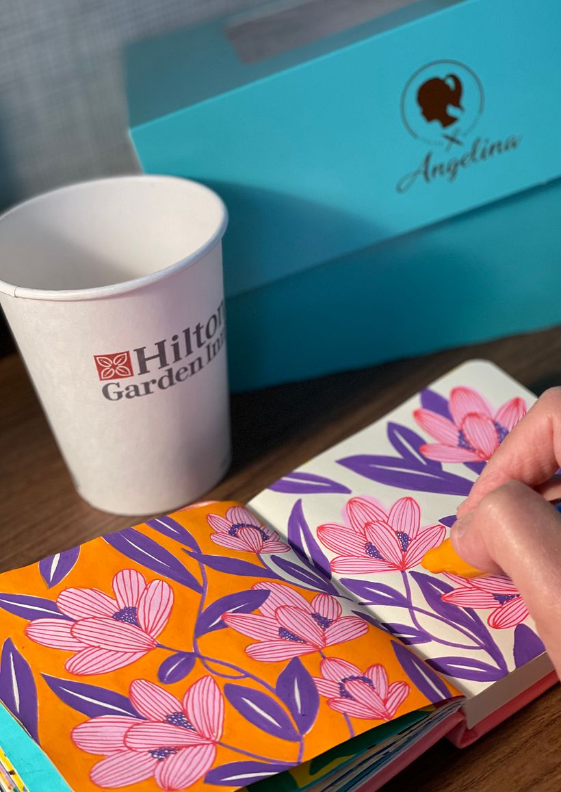 My project for course: Botanical Patterns in a Sketchbook: Conquer the Blank Page 6