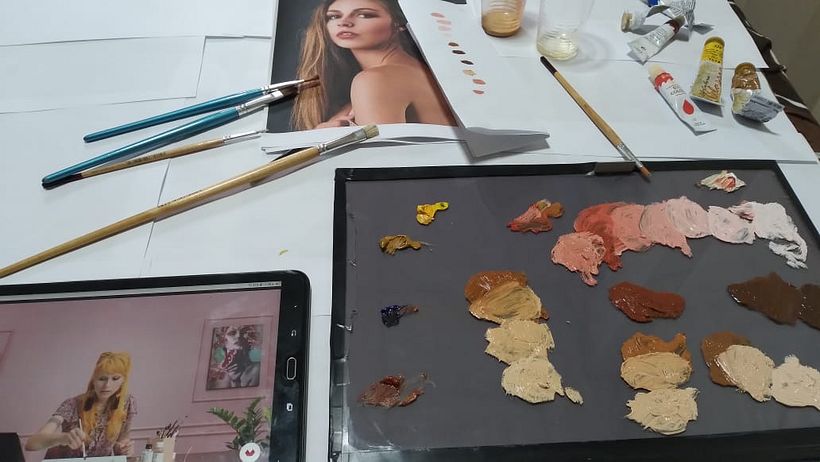 Pintura realista al óleo 5