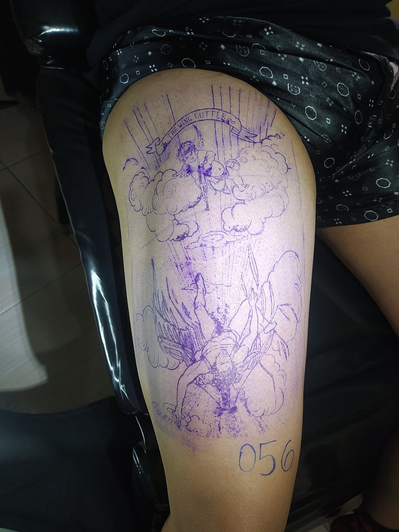 Meu projeto do curso: Introdução a tatuagem com estilo gravura 2