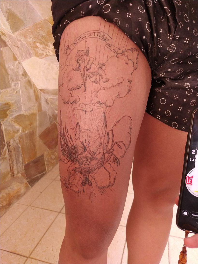 Meu projeto do curso: Introdução a tatuagem com estilo gravura 2