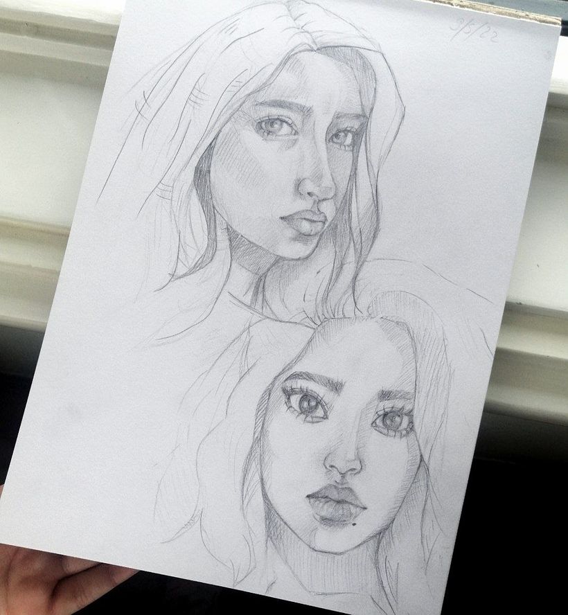 My project for course: Portrait Sketchbooking: Explore the Human Face 2