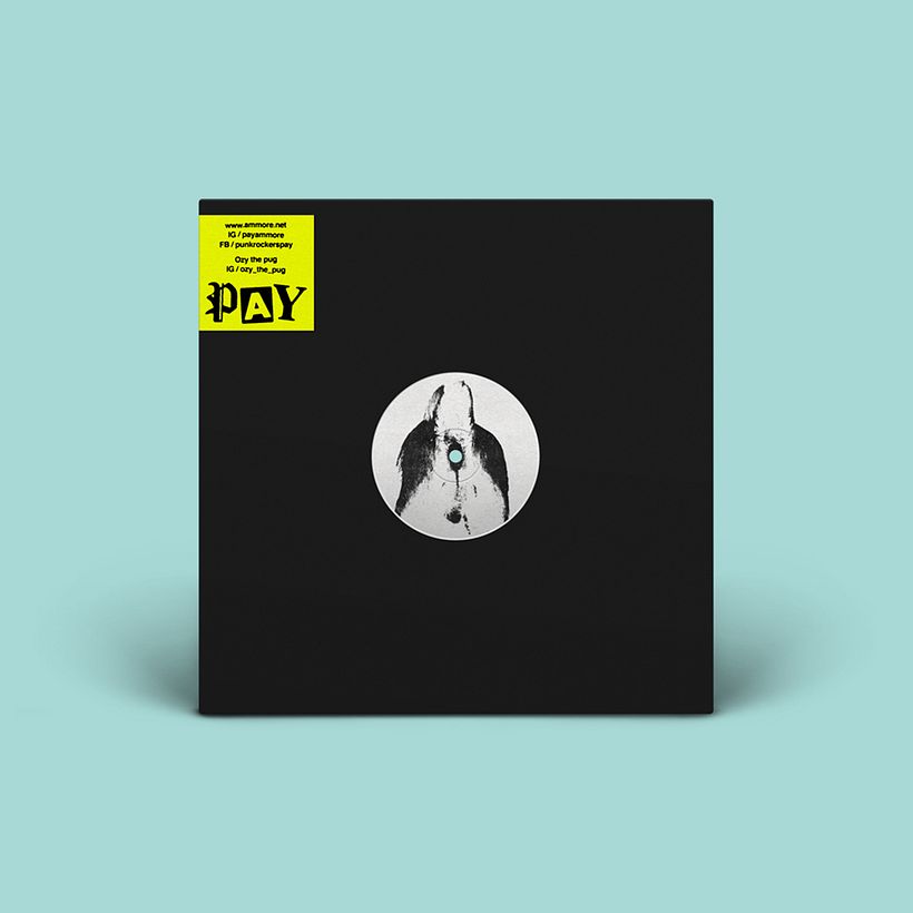 busta con vinile lato a - fronte