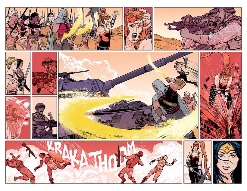 Wonder Woman, The enemy of both sides 5