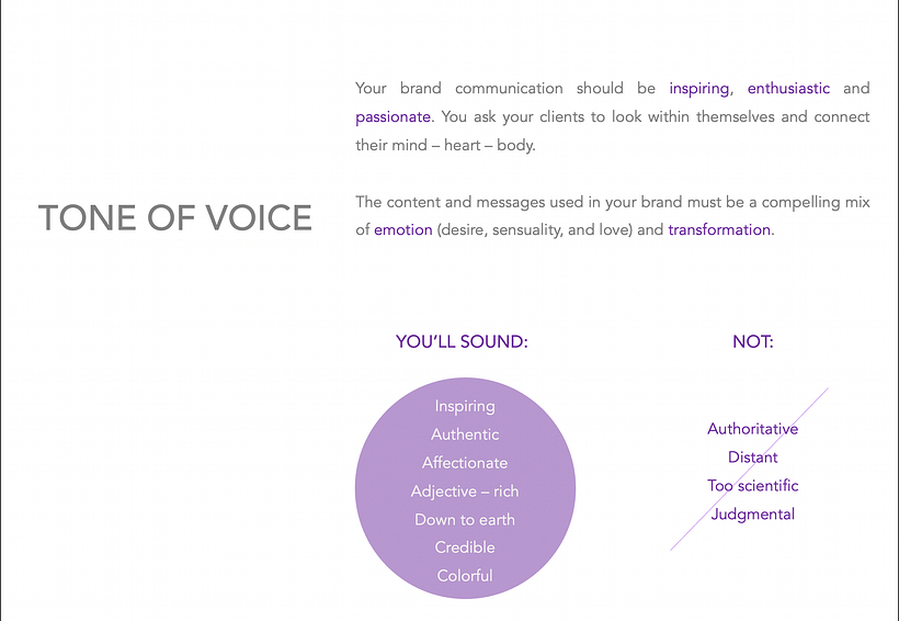 Love Pure tone of voice