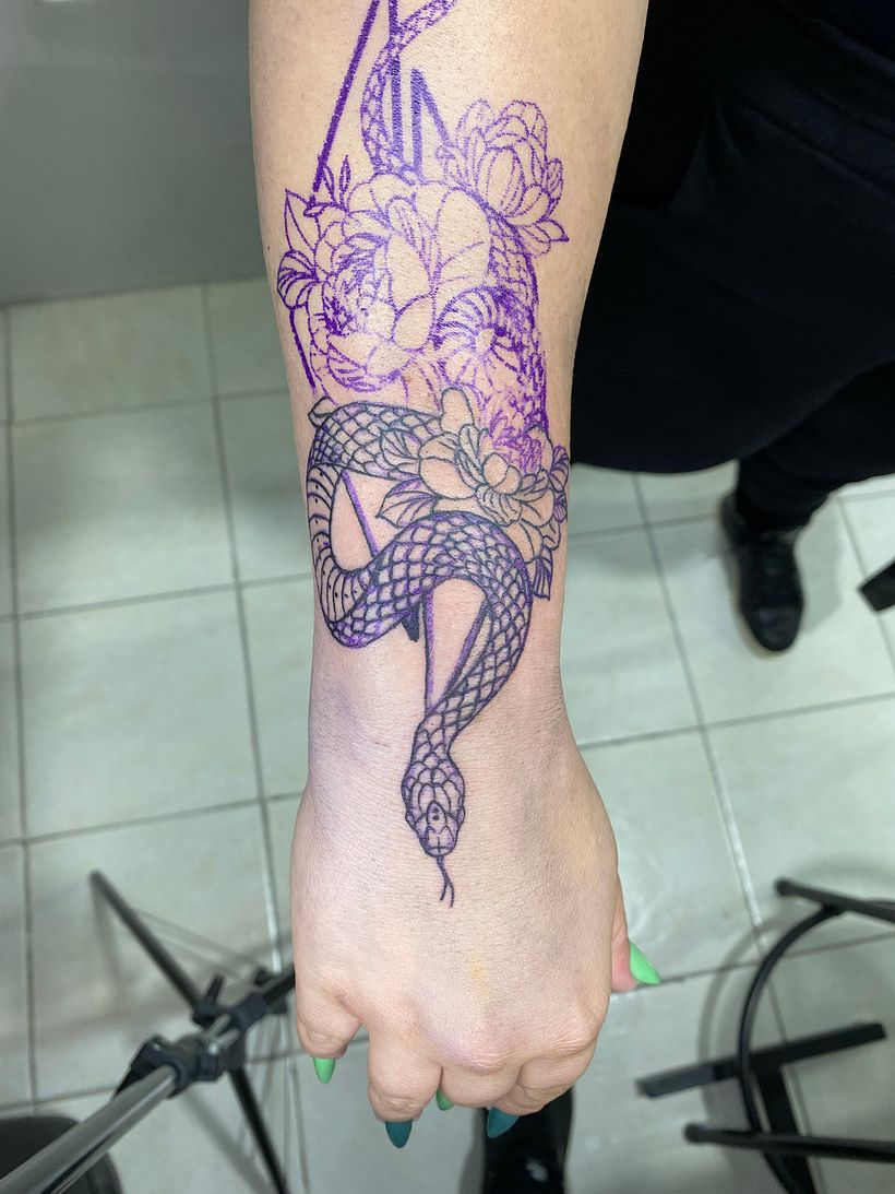 Meu projeto do curso: Técnicas de tatuagem blackwork com fine line 4