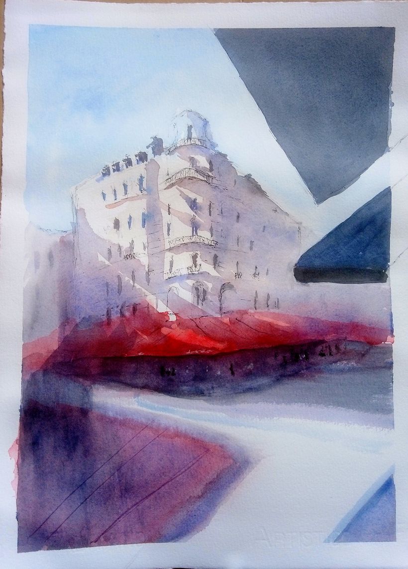 My project for course: Architectural Sketching with Watercolor and Ink 1