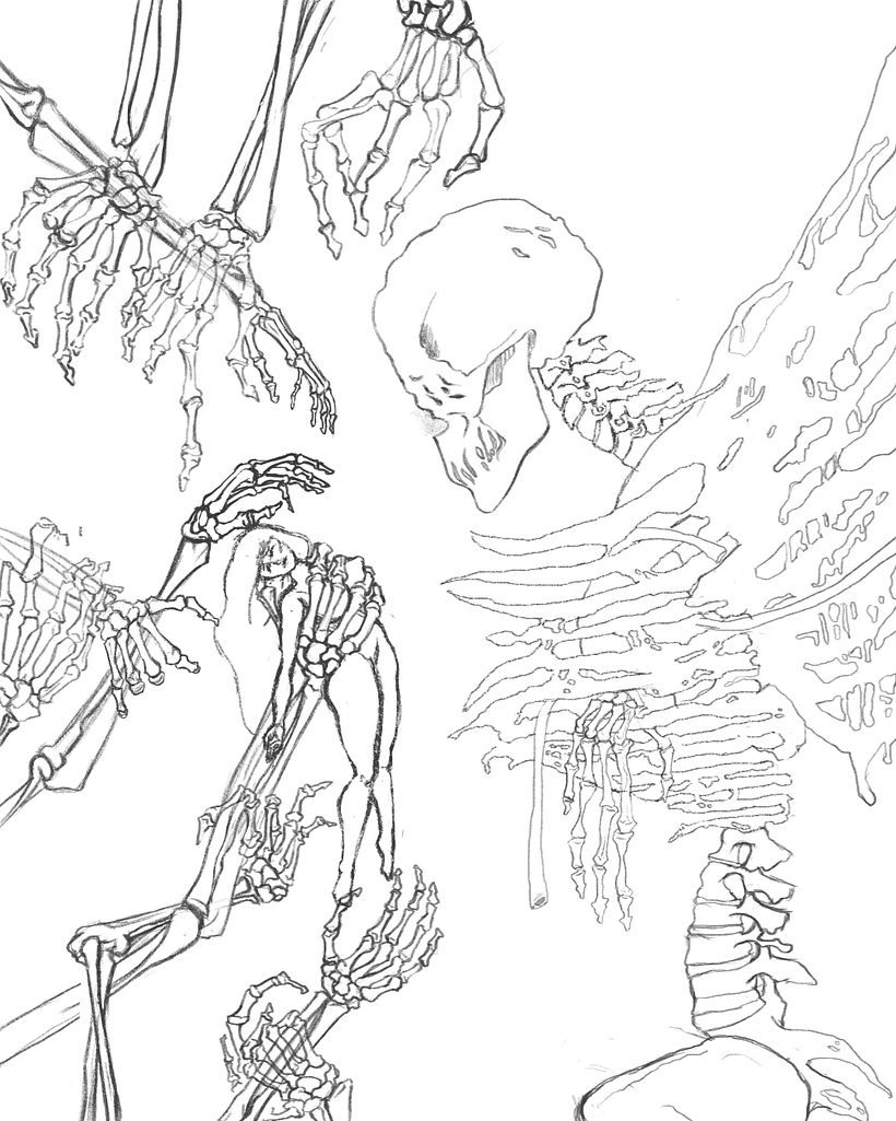 Este es el boceto final con más detalles.