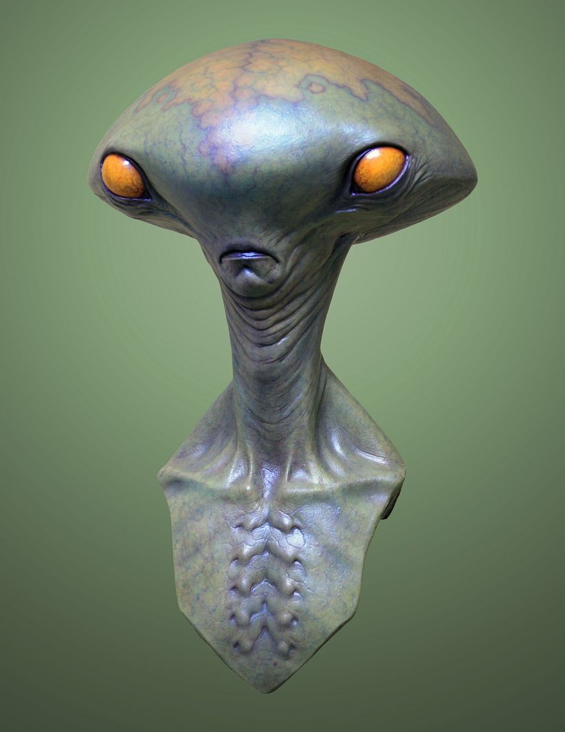 One of the most popular alien creations I've done, this is "Phaedron"