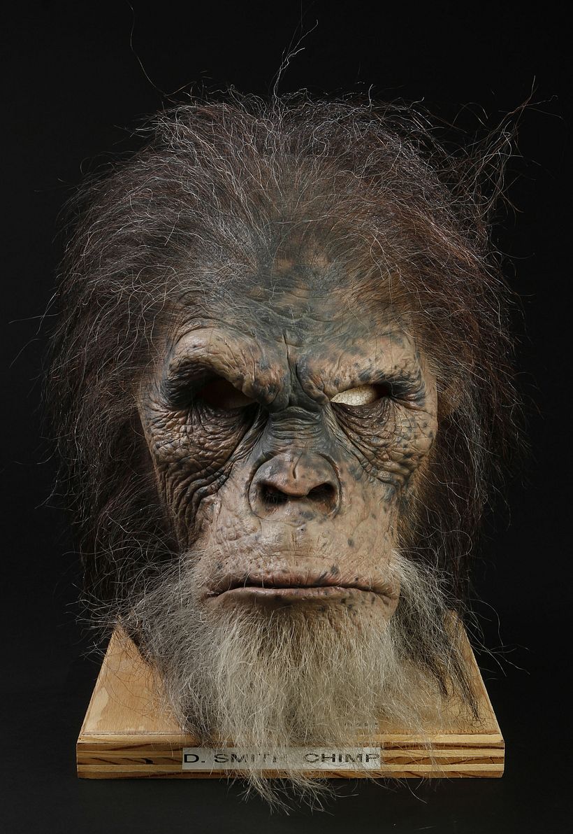 Mask design for Rick Baker, on Tim Burton's "Planet of the Apes"