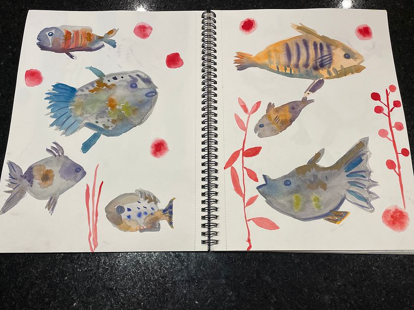 My project for course: Creative Watercolor Sketching for Beginners 4