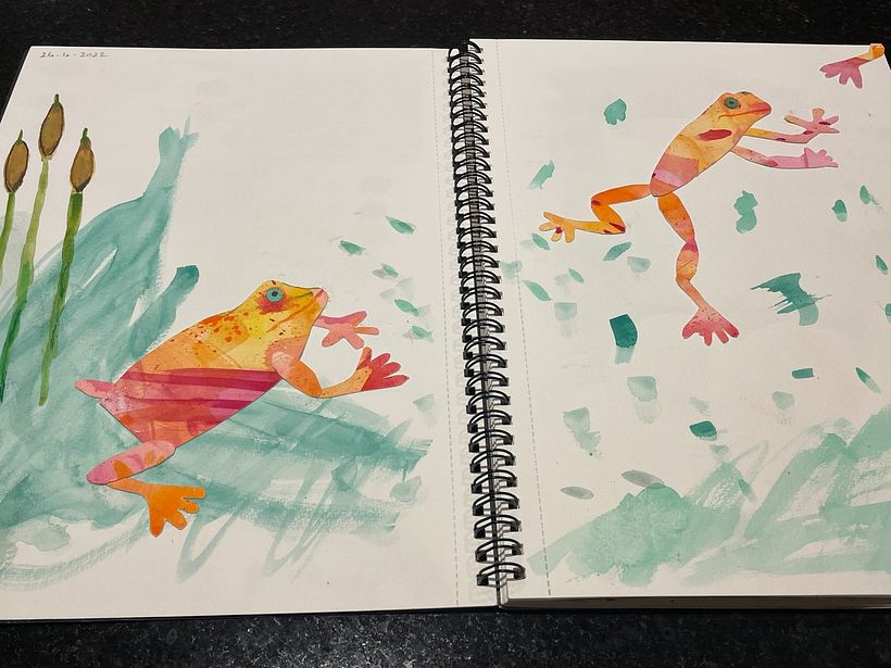 My project for course: Creative Watercolor Sketching for Beginners 8