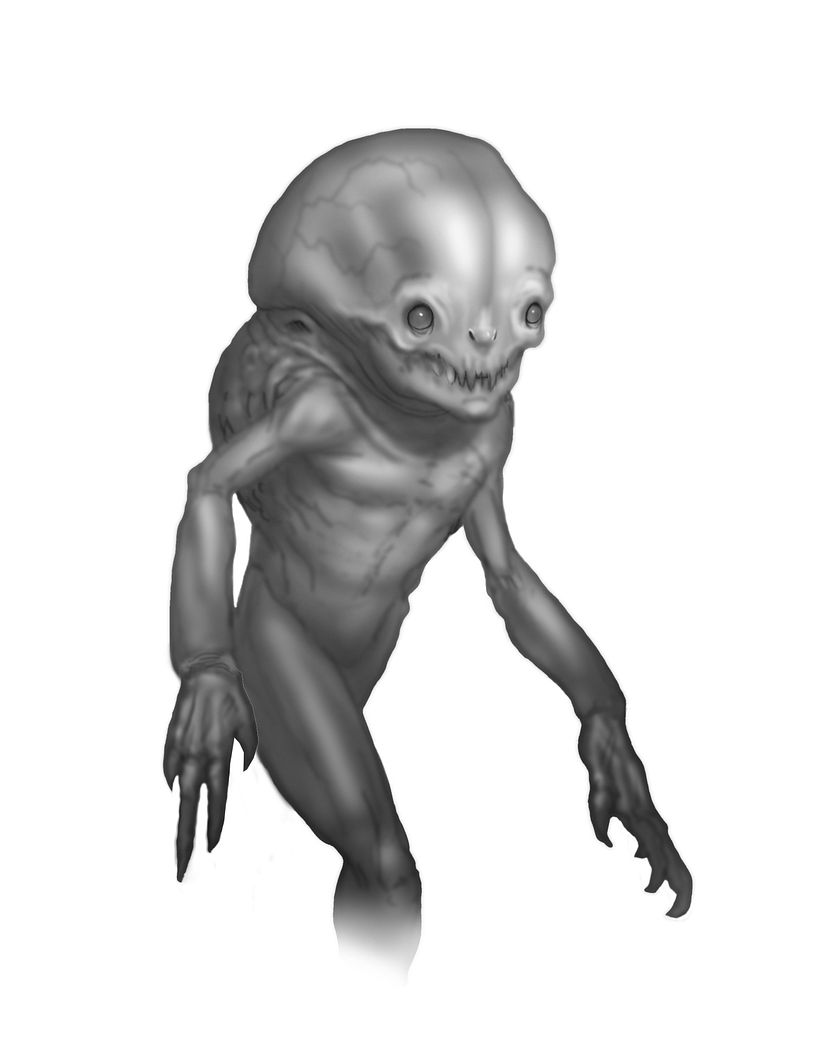 Sometimes when I'm on the phone, or bored, I'll open up Photoshop and doodle. This is an example of one of those doodles.